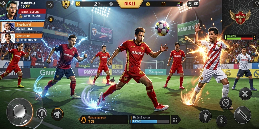 Fitur multiplayer yang memungkinkan bermain bersama teman.