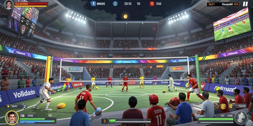 Mode multiplayer yang menambah keseruan bermain.