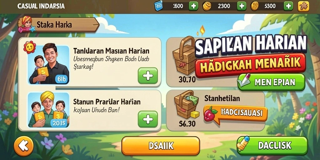 Tantangan level yang memacu adrenalin.