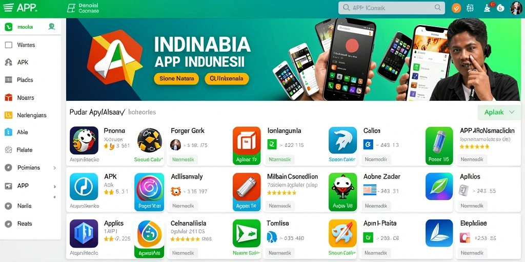 Tampilan menu utama yang menarik dan intuitif.