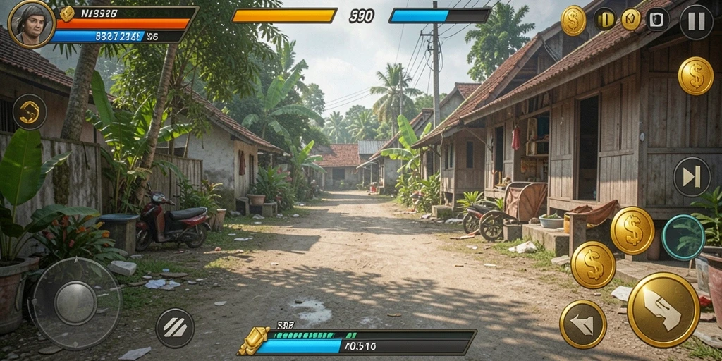 Grafis yang tajam dan memukau perhatian.